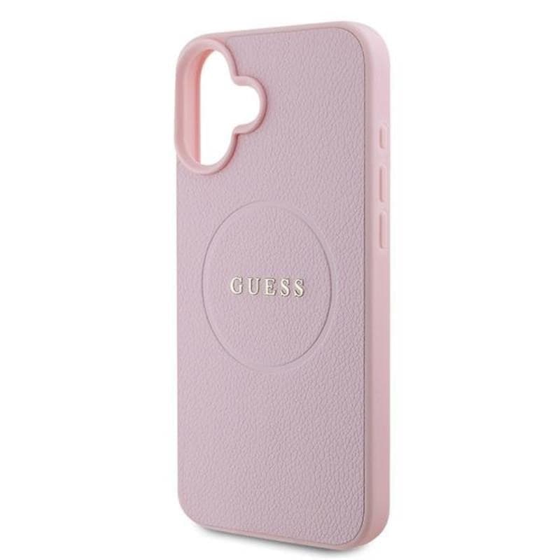 Guess Grained Ring MagSafe - Case iPhone 16 Plus (pink) - 6