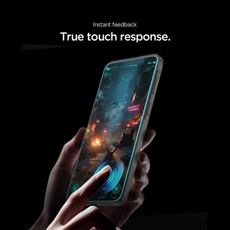 Spigen GLAS.TR EZ Fit Pro Confezione da 2 - Pellicole protettive in vetro temperato per Samsung Galaxy A27 5G (2 pezzi) - 8