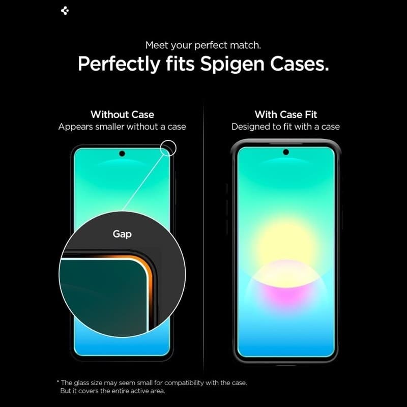 Spigen GLAS.TR EZ Fit Pro Confezione da 2 - Pellicole protettive in vetro temperato per Samsung Galaxy A27 5G (2 pezzi) - 9