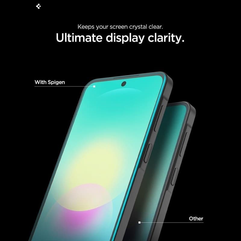 Spigen GLAS.TR EZ Fit Pro Confezione da 2 - Pellicole protettive in vetro temperato per Samsung Galaxy A27 5G (2 pezzi) - 10