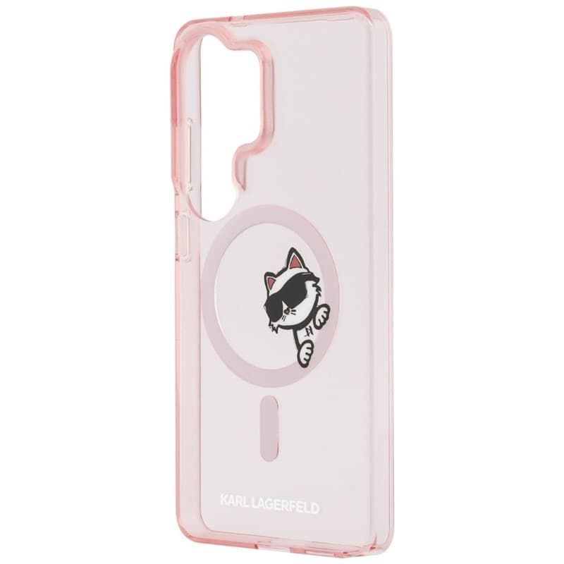 Karl Lagerfeld IML Peekaboo Choupette MagSafe - Custodia per Samsung Galaxy S26 Ultra (rosa) - 6
