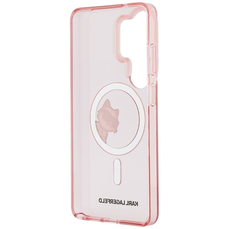 Karl Lagerfeld IML Peekaboo Choupette MagSafe - Custodia per Samsung Galaxy S26 Ultra (rosa) - 7