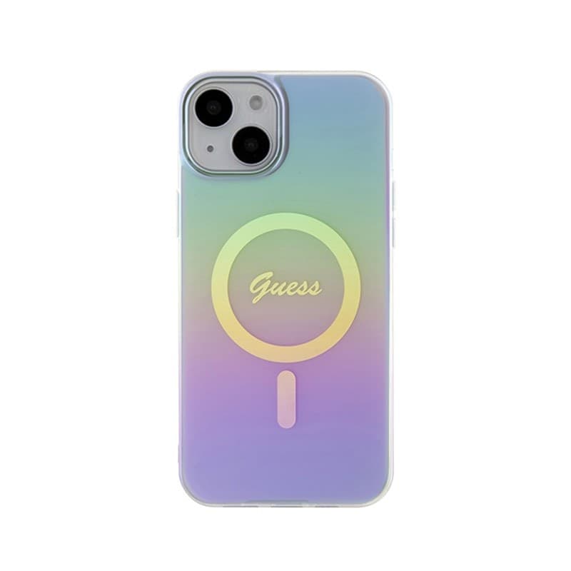 Guess IML Iridescent MagSafe - iPhone 15 Plus Case (purple) - 3