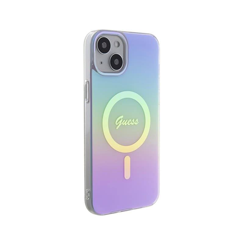Guess IML Iridescent MagSafe - iPhone 15 Plus Case (purple) - 4