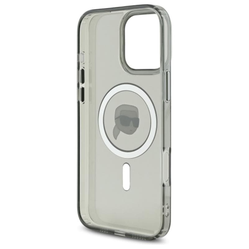 Karl Lagerfeld IML Metal Karl Head MagSafe - Case for iPhone 16 Pro (black) - 7