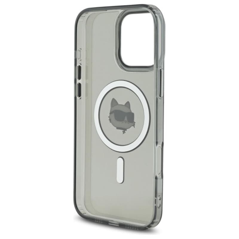 Karl Lagerfeld IML Metal Choupette Head MagSafe - Case for iPhone 16 Pro (black) - 7