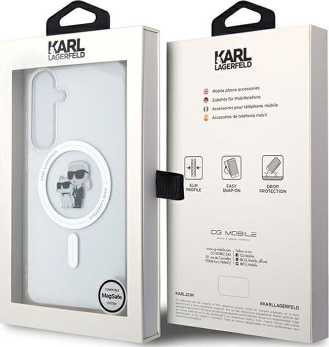 Karl Lagerfeld IML Karl & Choupette MagSafe - Samsung Galaxy S24 case (transparent) - 8