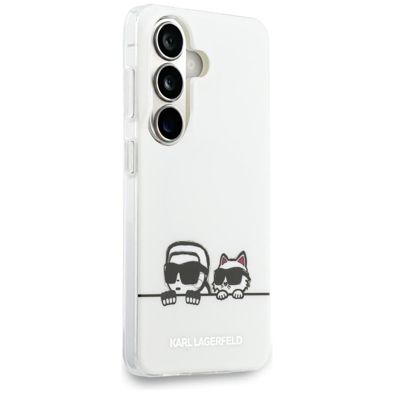 Karl Lagerfeld IML Peekaboo Karl & Choupette MagSafe - Custodia per Samsung Galaxy S26 (trasparente) - 3