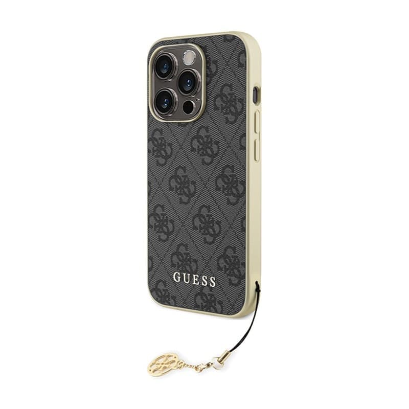 Guess 4G Charms Collection - iPhone 15 Pro Case (grey) - 2
