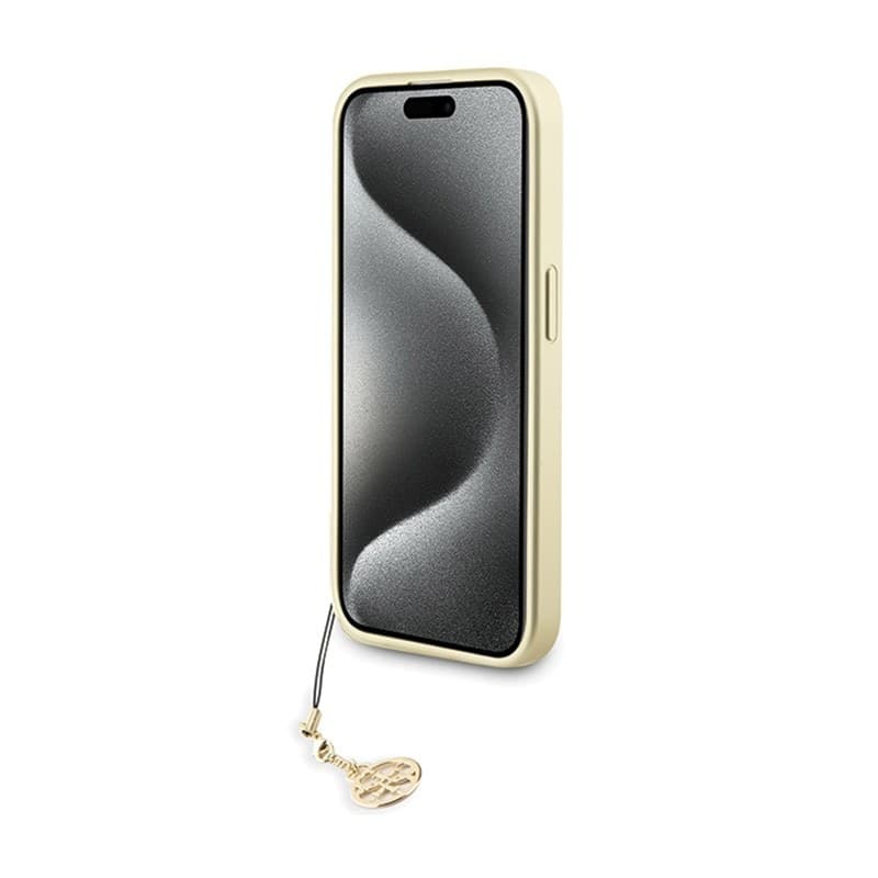 Guess 4G Charms Collection - iPhone 15 Pro Case (grey) - 5