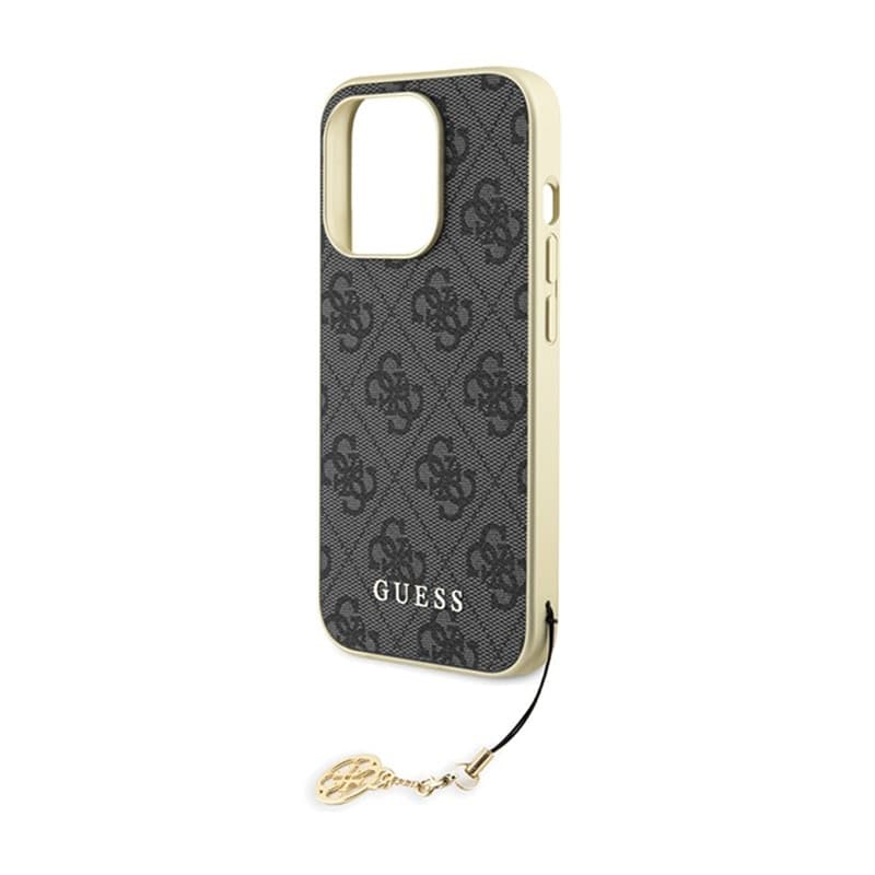 Guess 4G Charms Collection - iPhone 15 Pro Case (grey) - 6