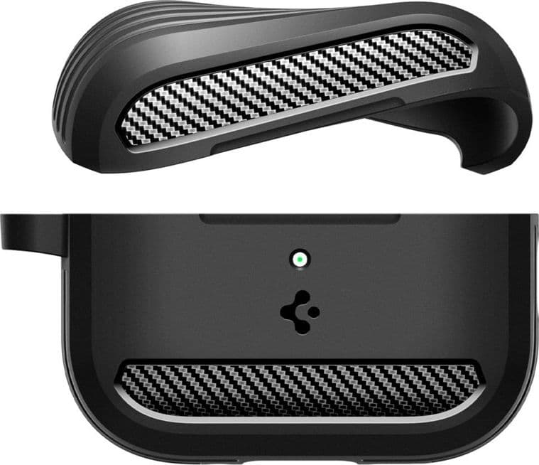 Spigen Rugged Armor - Case for Apple AirPods Pro 3 (Matte Black) - 4