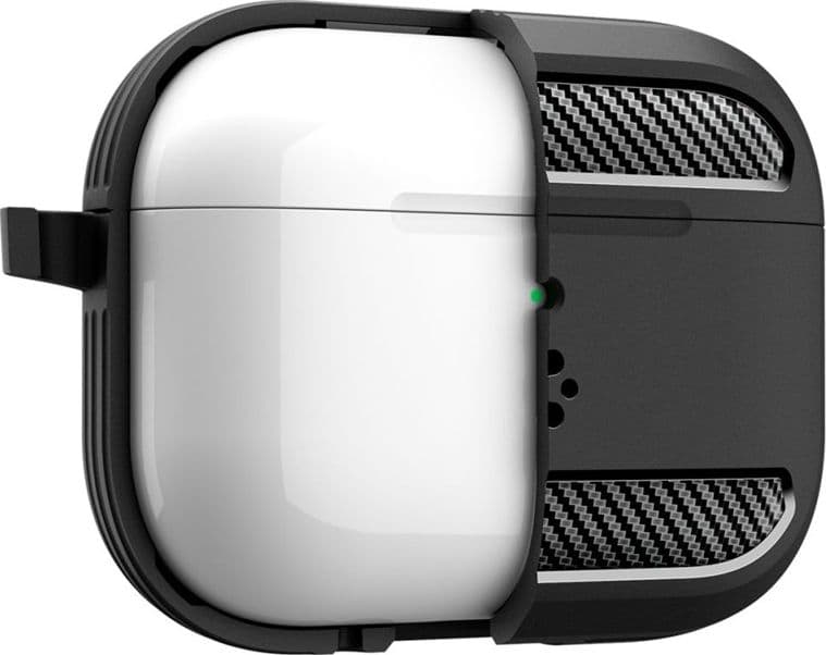 Spigen Rugged Armor - Case for Apple AirPods Pro 3 (Matte Black) - 9