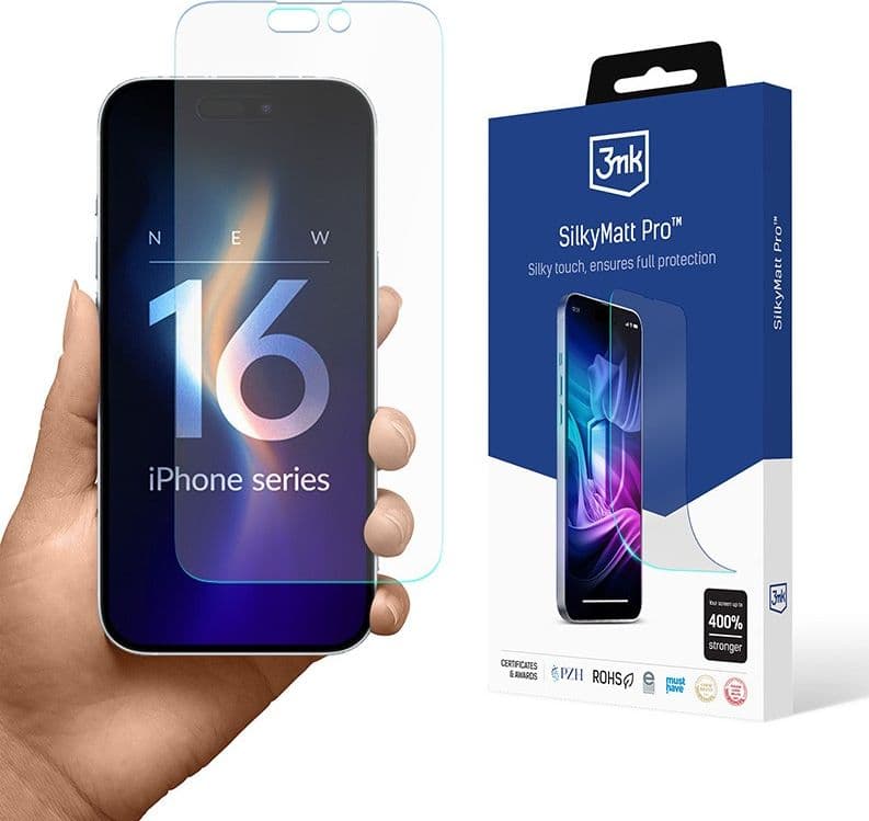 3mk Silky Matt Pro - Matte Protective Film for iPhone 16 Pro Max - 11