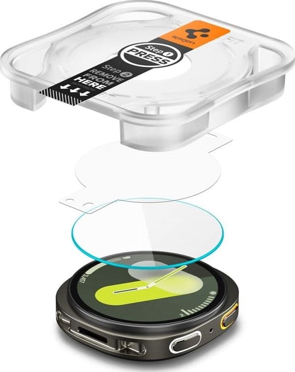 Spigen GLAS.TR EZ FIT 2-Pack - Tempered Glass for Samsung Galaxy Watch 8 44 mm (2 pcs) - 2