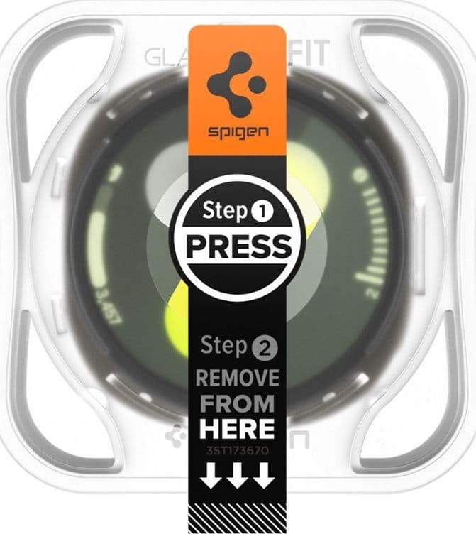 Spigen GLAS.TR EZ FIT 2-Pack - Tempered Glass for Samsung Galaxy Watch 8 44 mm (2 pcs) - 3