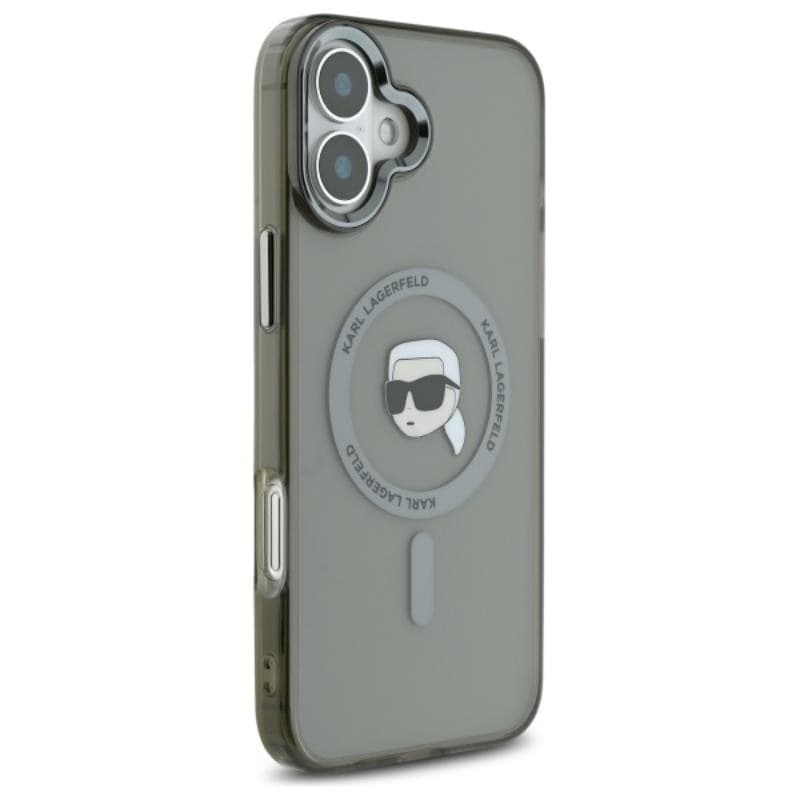 Karl Lagerfeld IML Metal Karl Head MagSafe - Case for iPhone 16 (black) - 4