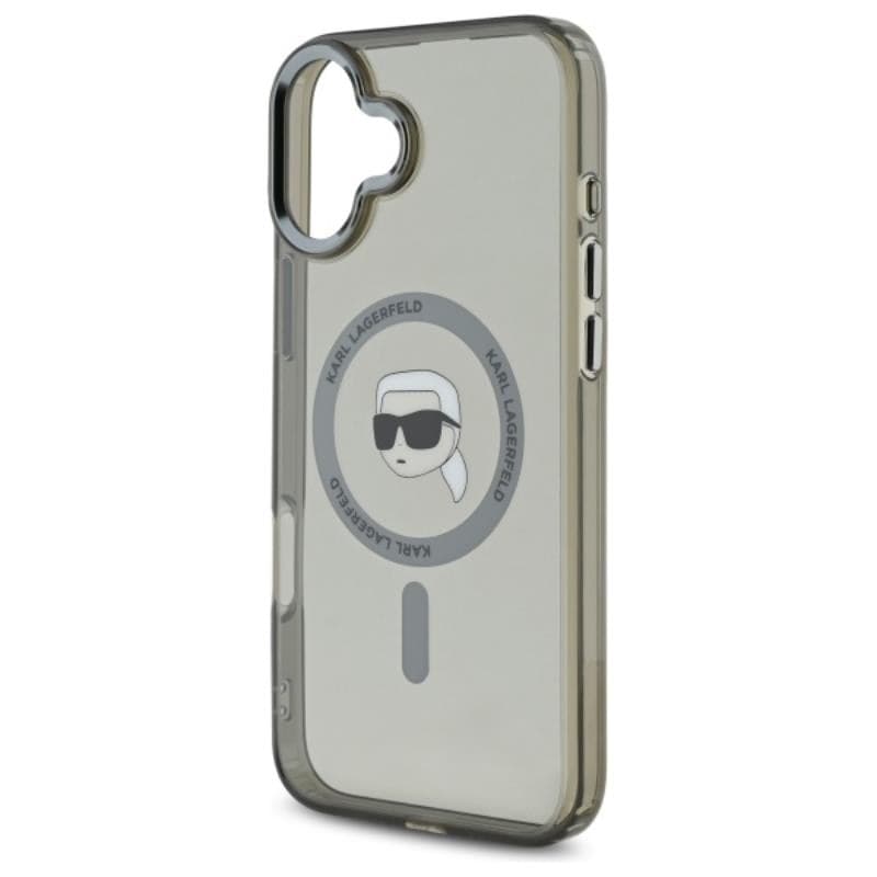Karl Lagerfeld IML Metal Karl Head MagSafe - Case for iPhone 16 (black) - 6