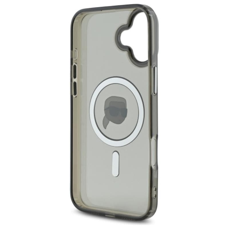 Karl Lagerfeld IML Metal Karl Head MagSafe - Case for iPhone 16 (black) - 7