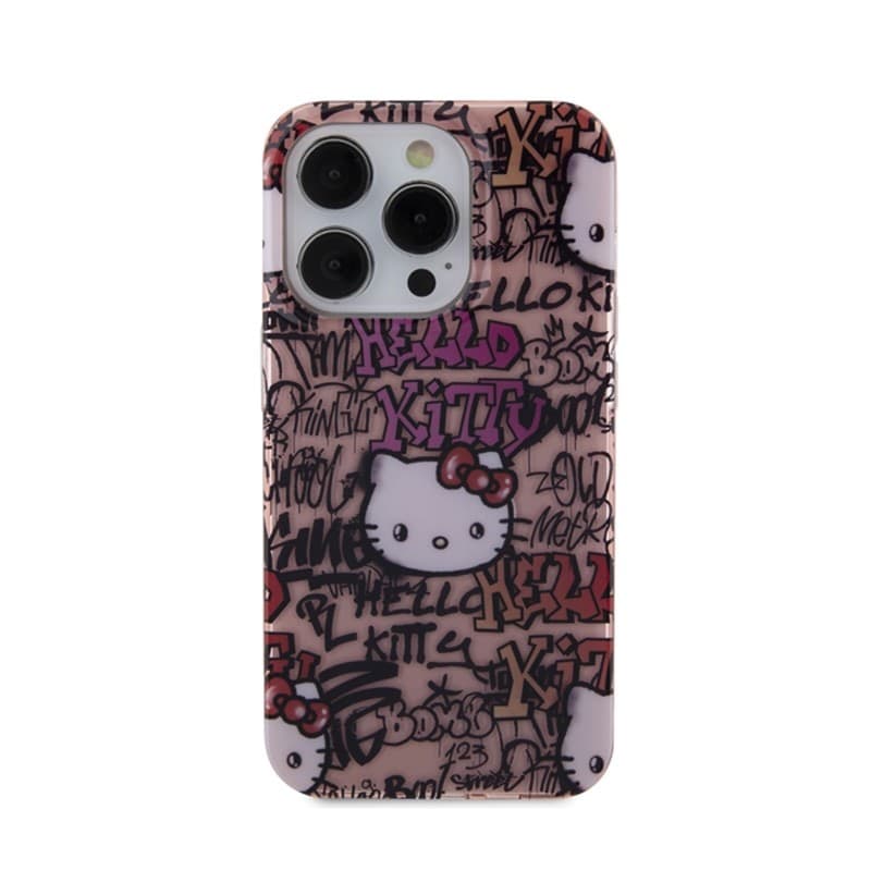 Hello Kitty IML Tags Graffiti - iPhone 14 Pro Case (pink) - 3