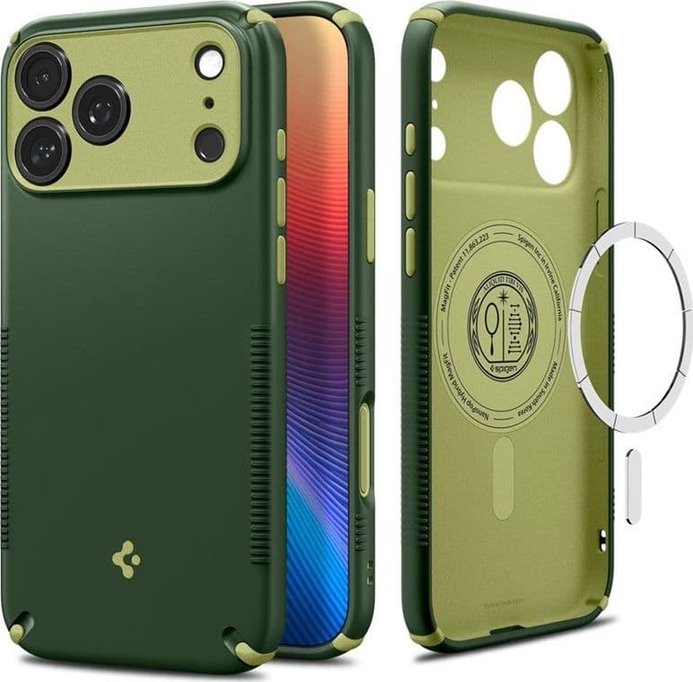 Spigen Nano Pop Mag MagSafe - Custodia per iPhone 18 Pro Max / 17 Pro Max (Verde Avocado) - 2