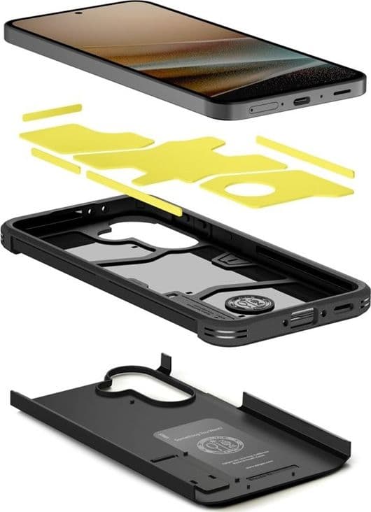 Spigen Tough Armor - Custodia per Samsung Galaxy A37 5G (Nero) - 6