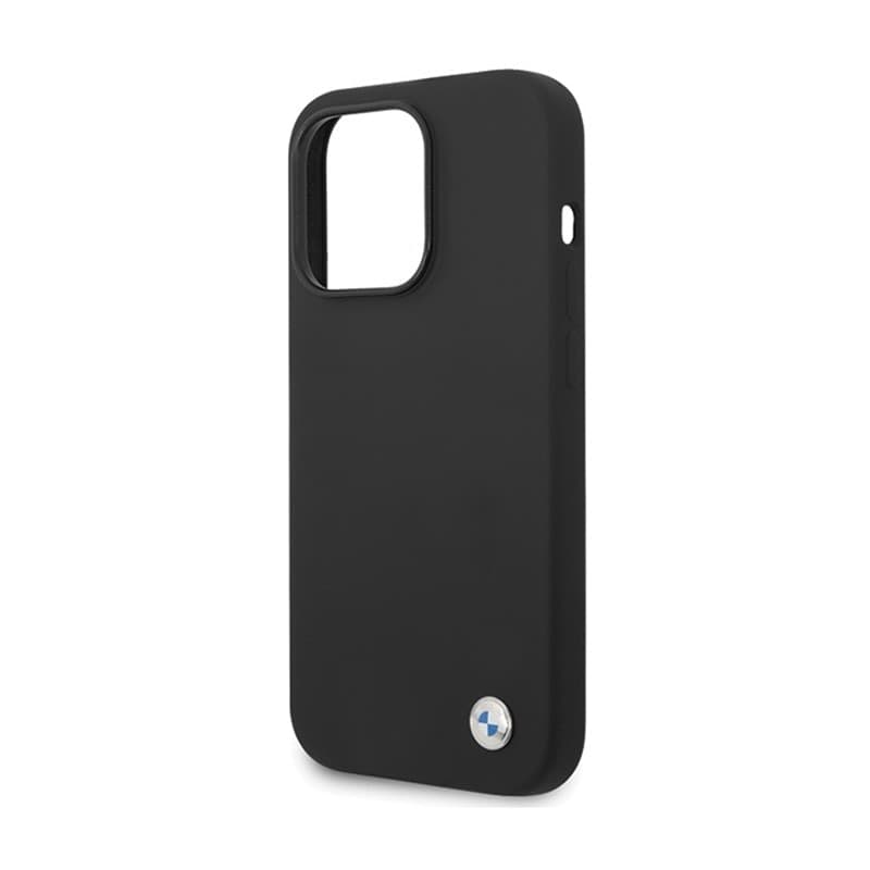 BMW Silicone Metal Logo - Case for iPhone 15 Pro (Black) - 6