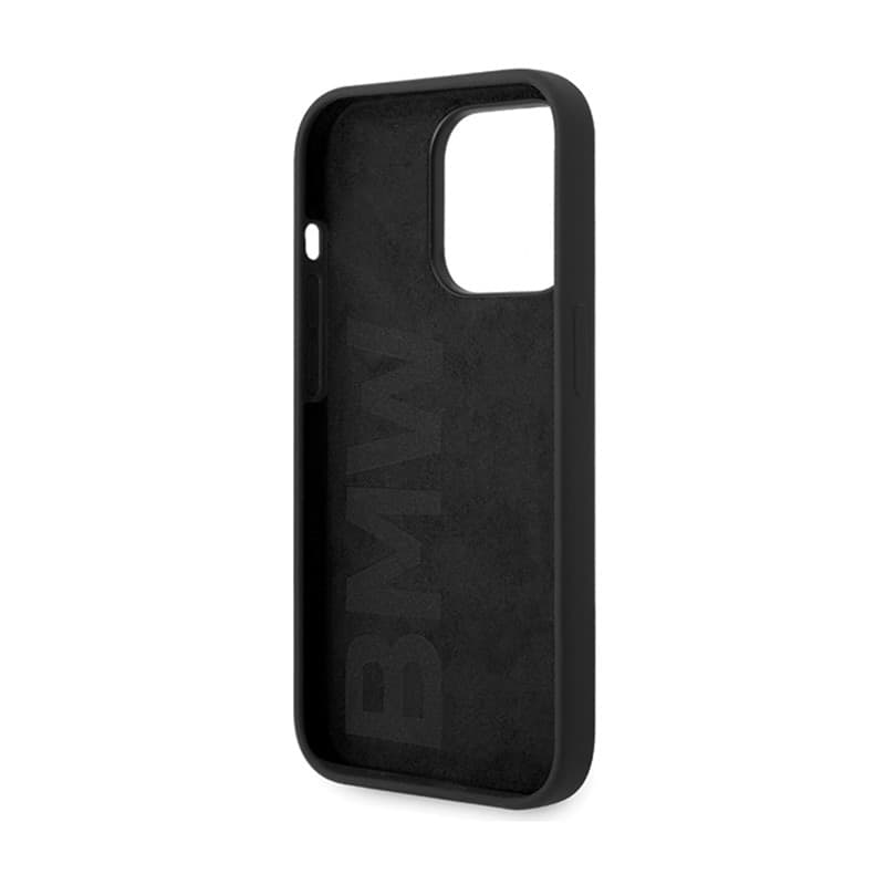 BMW Silicone Metal Logo - Case for iPhone 15 Pro (Black) - 7