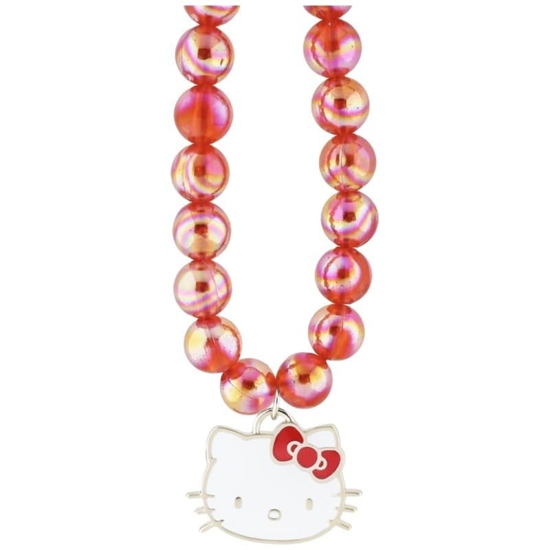 Hello Kitty Pearls Kitty Head - Phone Charm (Red) - 2