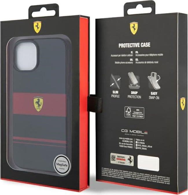 Ferrari Combi MagSafe - Case for iPhone 14 (Black) - 8
