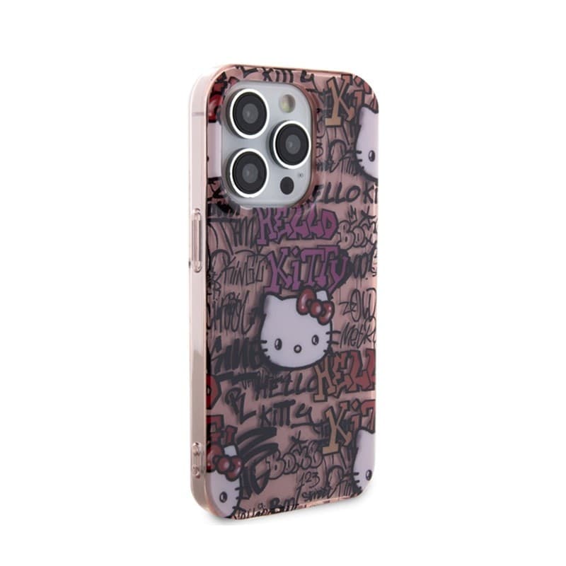 Hello Kitty IML Tags Graffiti - iPhone 14 Pro Max case (pink) - 4