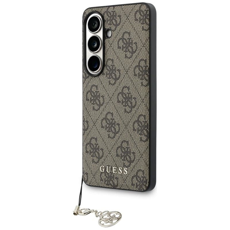 Guess 4G Classic Logo Charm MagSafe - Custodia per Samsung Galaxy S26 (marrone) - 2