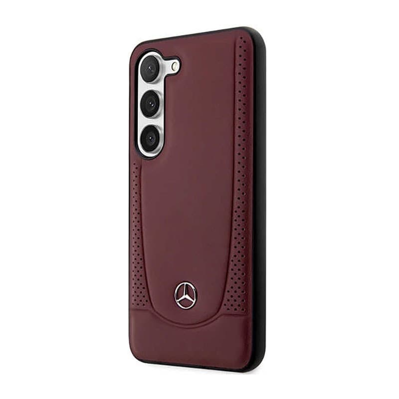 Mercedes Leather Urban Line - Case for Samsung Galaxy S23+ (Red) - 2