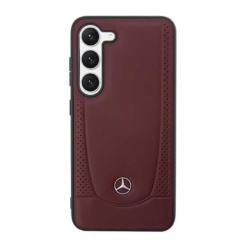 Mercedes Leather Urban Line - Case for Samsung Galaxy S23+ (Red) - 3