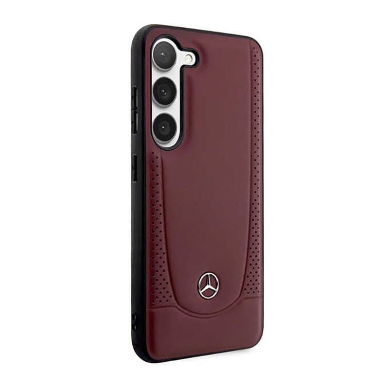 Mercedes Leather Urban Line - Case for Samsung Galaxy S23+ (Red) - 4