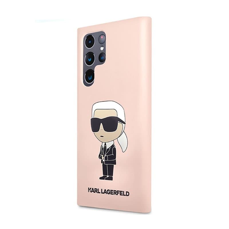 Karl Lagerfeld Silicone NFT Ikonik - Case for Samsung Galaxy S23 Ultra (Pink) - 2