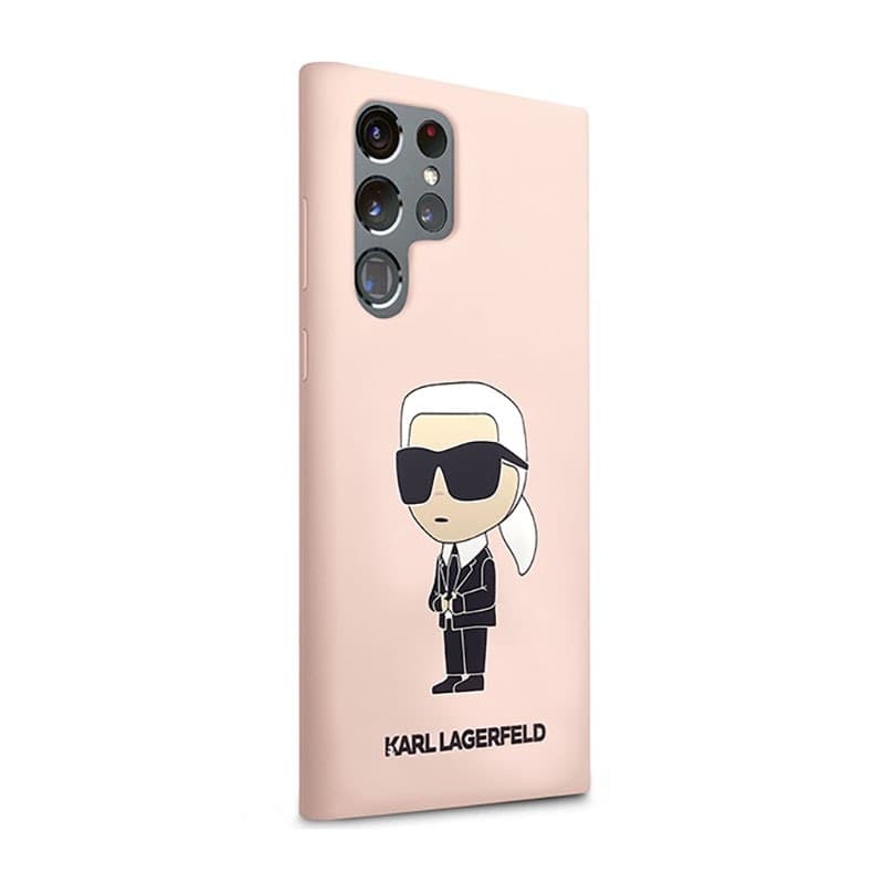Karl Lagerfeld Silicone NFT Ikonik - Case for Samsung Galaxy S23 Ultra (Pink) - 4