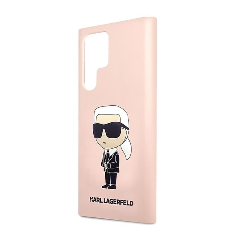 Karl Lagerfeld Silicone NFT Ikonik - Case for Samsung Galaxy S23 Ultra (Pink) - 6