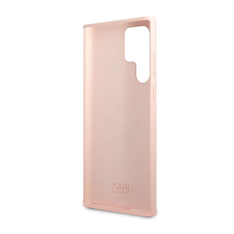 Karl Lagerfeld Silicone NFT Ikonik - Case for Samsung Galaxy S23 Ultra (Pink) - 7