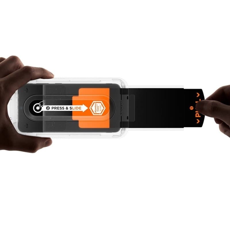 Spigen GLAS.TR EZ Fit Pro 2-Pack - Vetro temperato per Samsung Galaxy S25 FE - 4