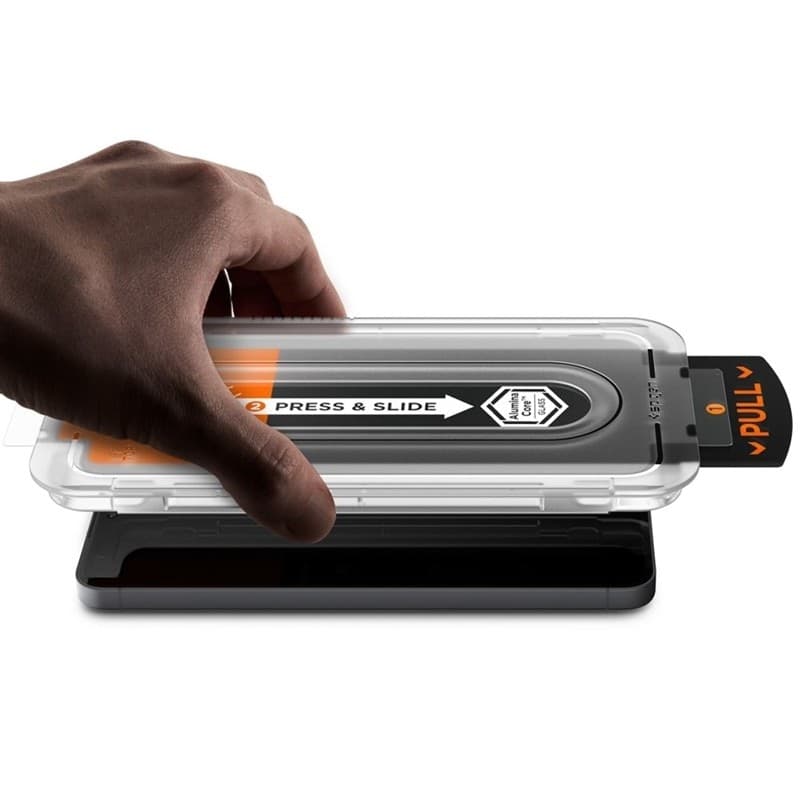 Spigen GLAS.TR EZ Fit Pro 2-Pack - Vetro temperato per Samsung Galaxy S25 FE - 5