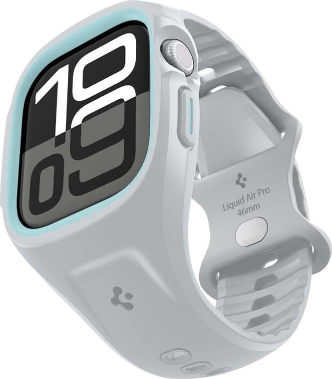 Spigen Liquid Air Pro - Band with Case for Apple Watch 10 46 mm (Grey) - 9