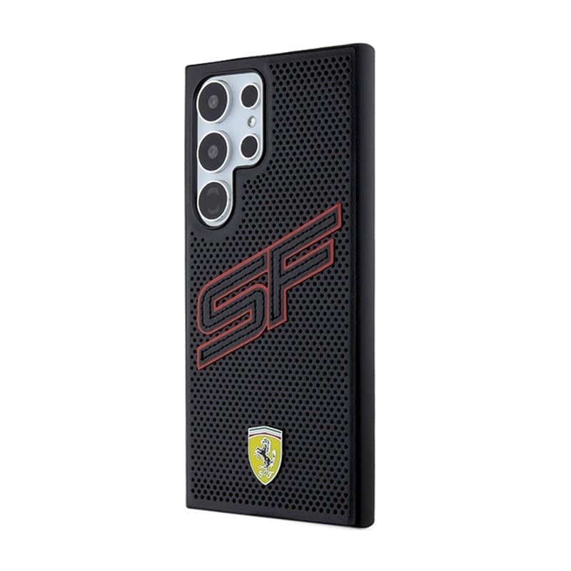 Ferrari Big SF Perforated - Case for Samsung Galaxy S24 Ultra (black) - 2