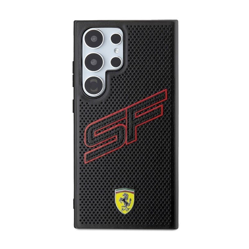 Ferrari Big SF Perforated - Case for Samsung Galaxy S24 Ultra (black) - 3