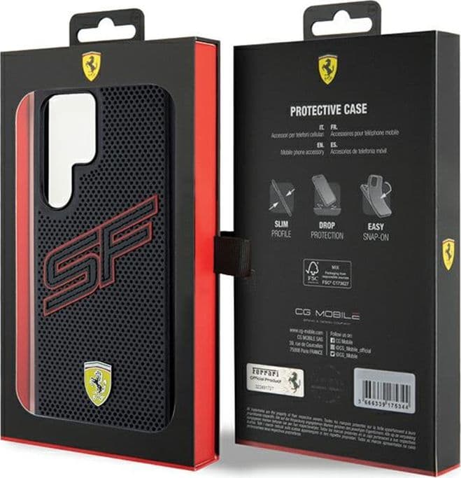 Ferrari Big SF Perforated - Case for Samsung Galaxy S24 Ultra (black) - 8