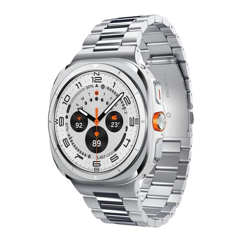 Spigen Modern Fit Band - Bracelet for Samsung Galaxy Watch Ultra 47 mm (Silver) - 2