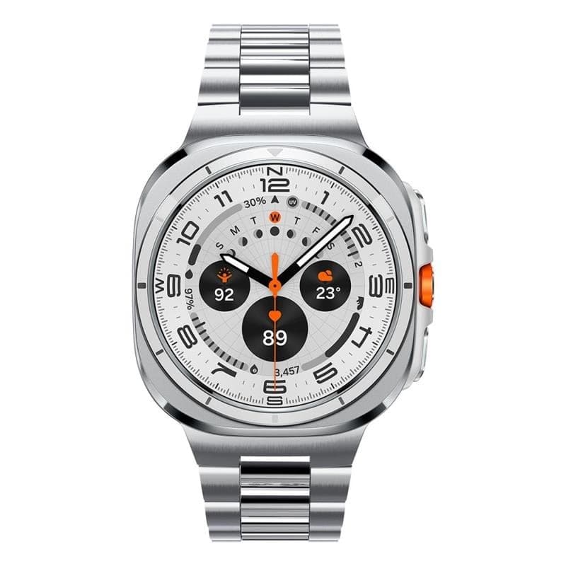 Spigen Modern Fit Band - Bracelet for Samsung Galaxy Watch Ultra 47 mm (Silver) - 3