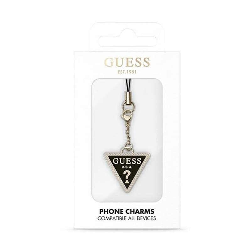 Guess Phone Strap Triangle Diamond Charm with Rhinestones - Phone pendant - 2