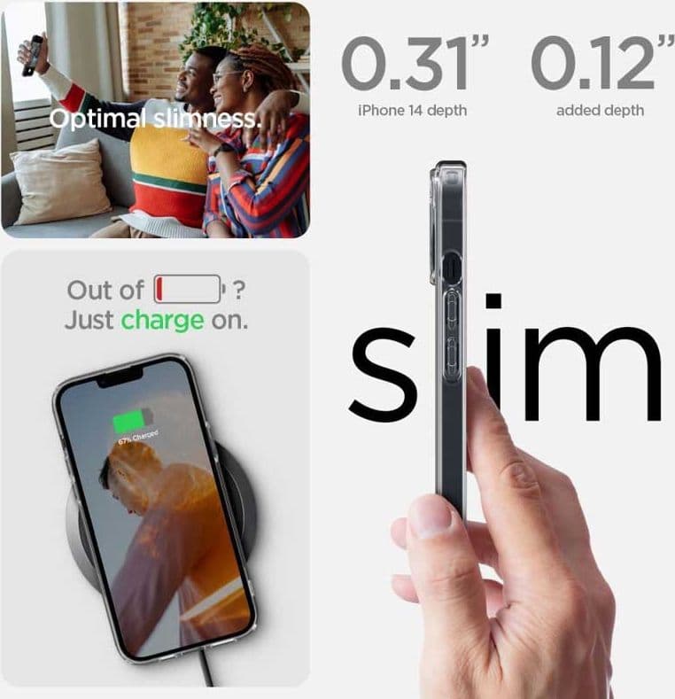 Spigen Ultra Hybrid Matte - Case for iPhone 15 Plus / iPhone 14 Plus (Transparent Matte) - 2