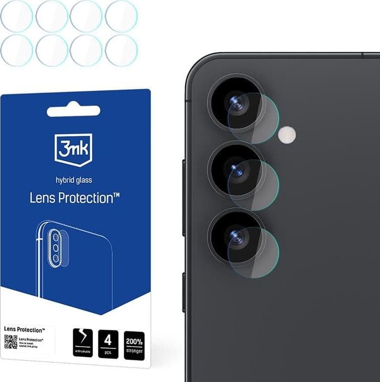 3mk Lens Protection - Camera Lens Glass for Samsung Galaxy S25 (4 sets)